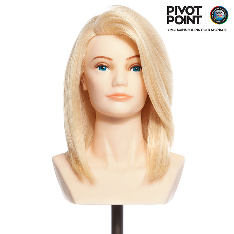 OMC Hairworld Gold Sponsor Pivot Point Alicia Mannequin