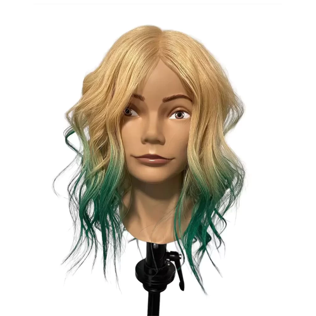 Sandy - 100% Human Hair Pivot Point Custom Mannequin for Wella