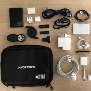 Tech Bag Lifestyle Action Shot
