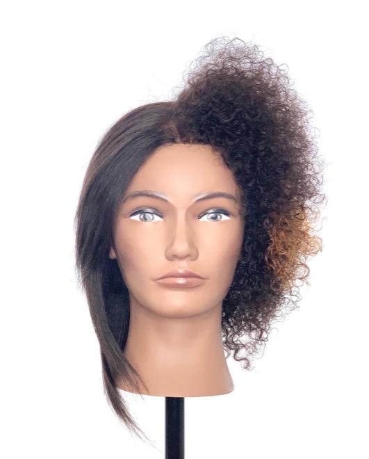 STUDENT LIVE – HIGHLY TEXTURED HAIR DESIGN – SILK PRESS